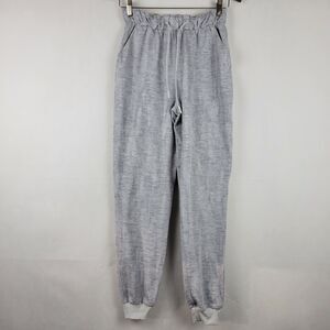 Lululemon Stretch High-Rise Jogger Womens Sz 4 Jacquard Silver Gray Gym Workout